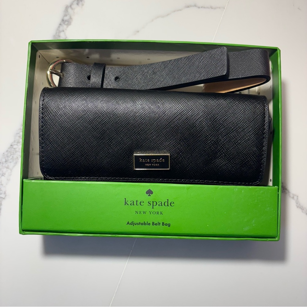 kate spade Genuine Leather Adjustable Belt Bag